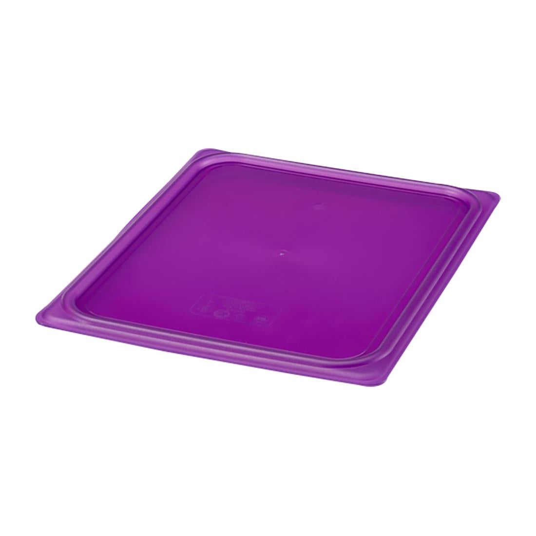 Cambro Safetrak IML Polypropylene Seal Lid Purple 1/2 GN