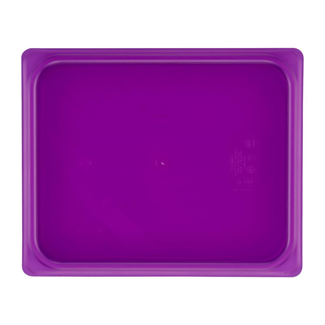 Cambro Safetrak IML Polypropylene Seal Lid Purple 1/2 GN