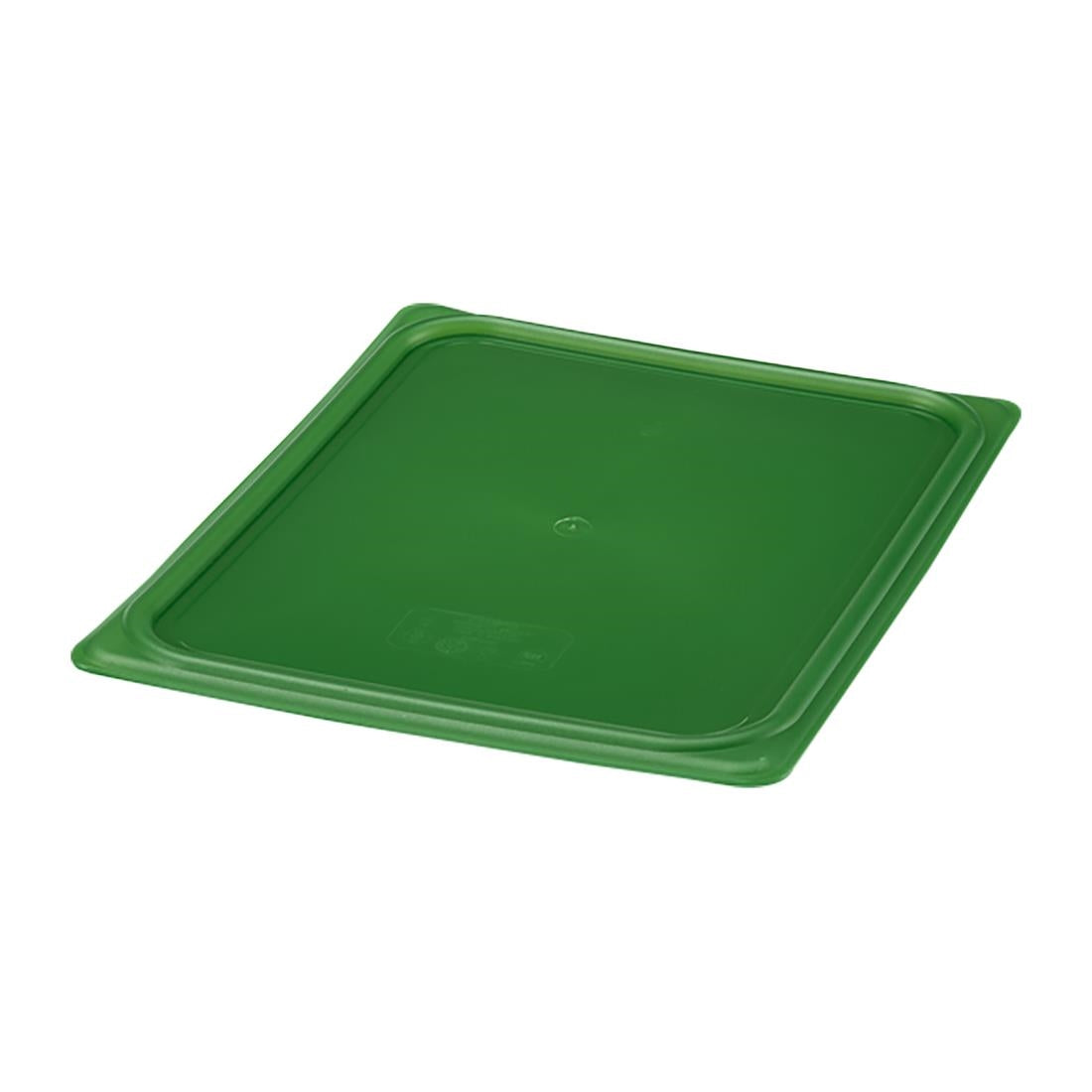 Cambro Safetrak IML Polypropylene Seal Lid Green 1/2 GN