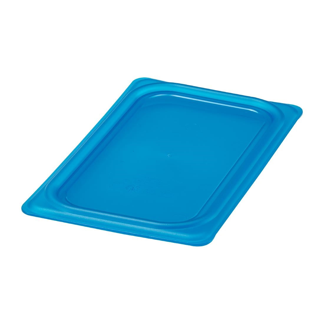Cambro Safetrak IML Polypropylene Seal Lid Blue 1/4 GN