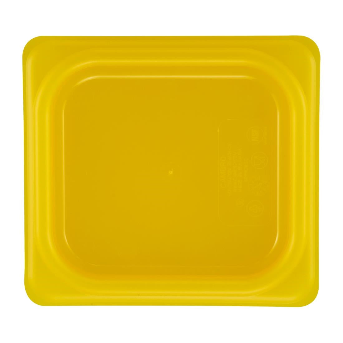 Cambro Safetrak IML Polypropylene Seal Lid Yellow 1/6 GN