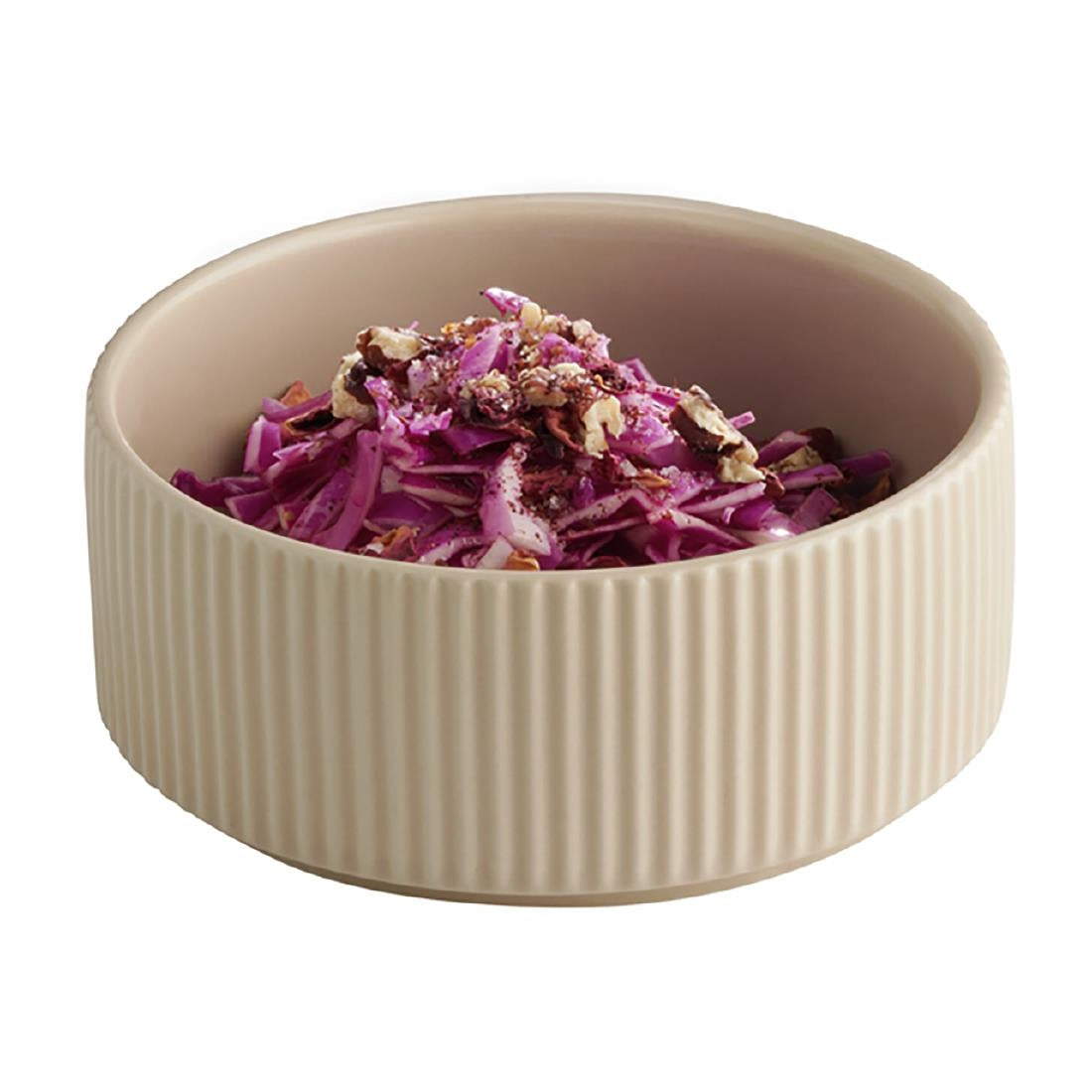 APS THE GRID Porcelain Bowls Sand 450ml (6 Pack)