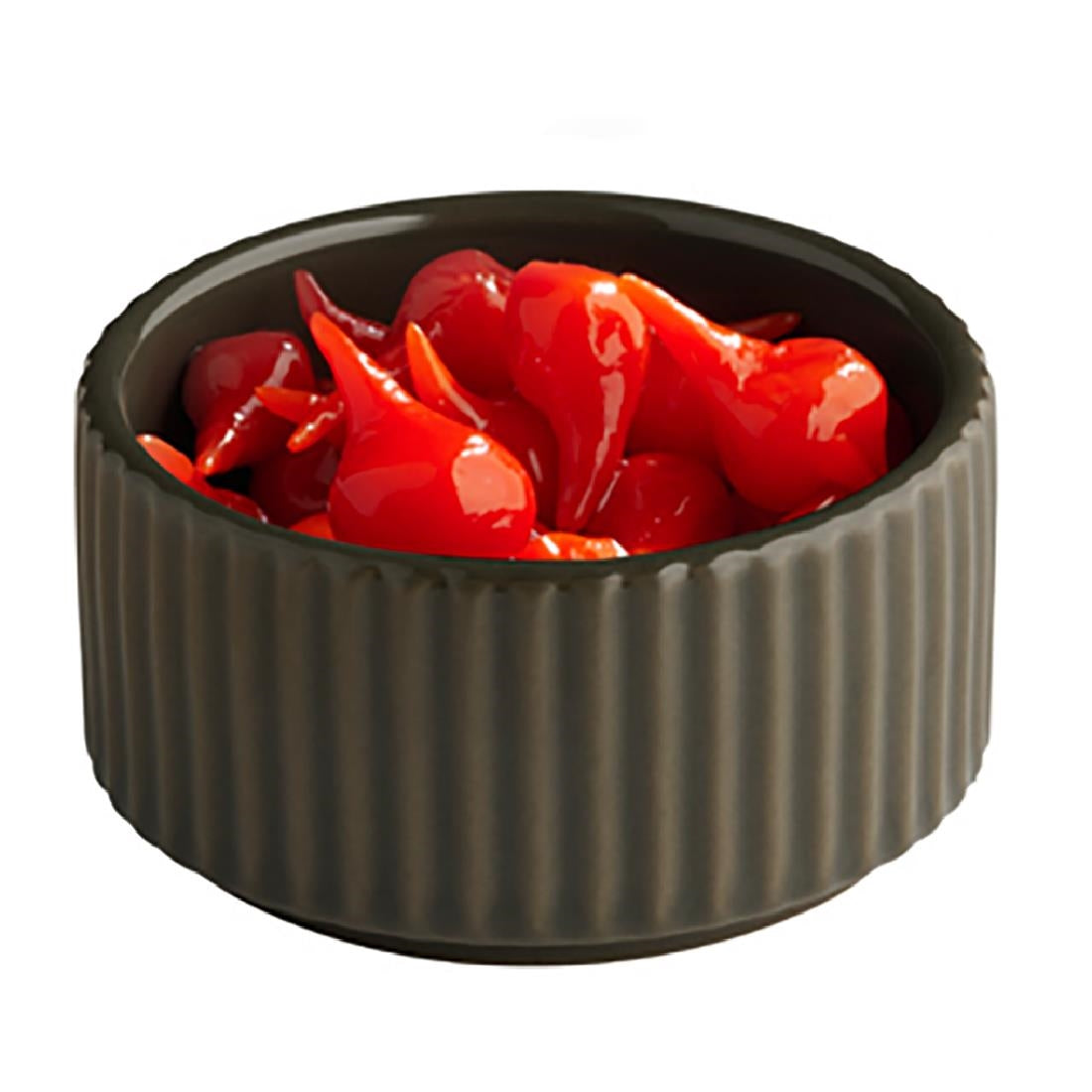 APS THE GRID Porcelain Bowls Brown 70ml (6 Pack)
