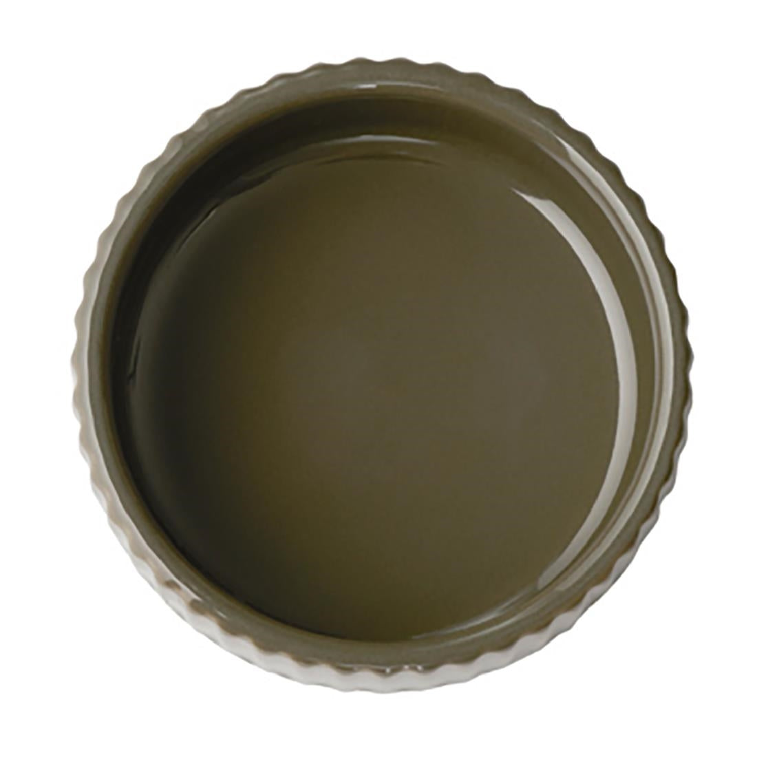 APS THE GRID Porcelain Bowls Brown 70ml (6 Pack)