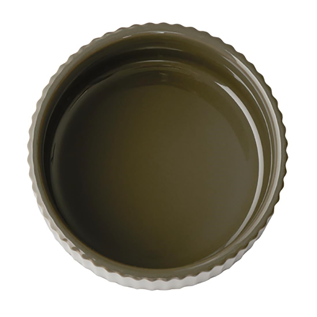 APS THE GRID Porcelain Bowl Brown 200ml (6 Pack)
