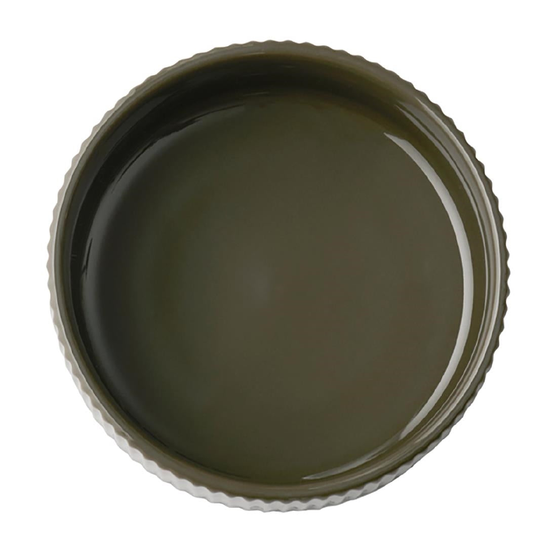 APS THE GRID Porcelain Bowls Brown 350ml (6 Pack)