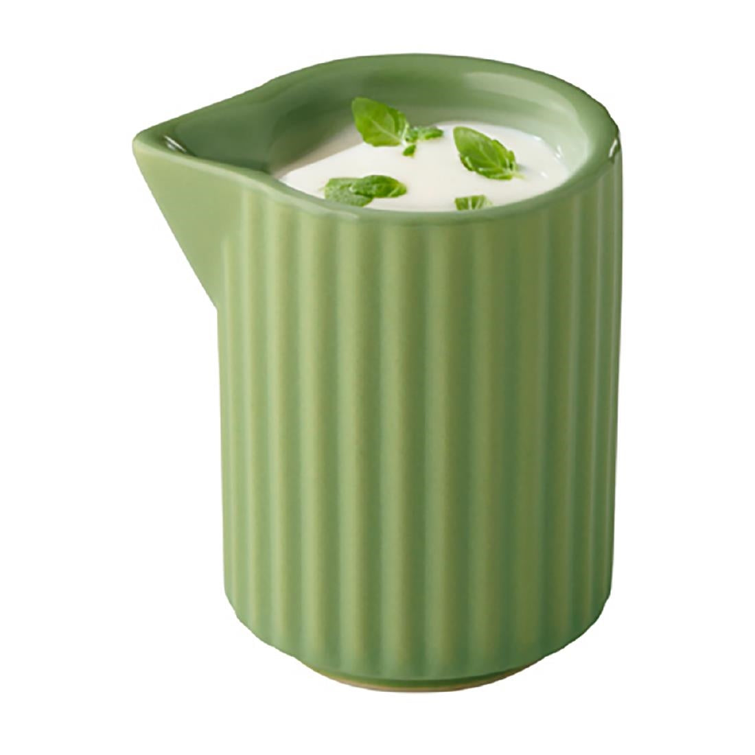 APS THE GRID Porcelain Jugs Sage 40ml (6 Pack)
