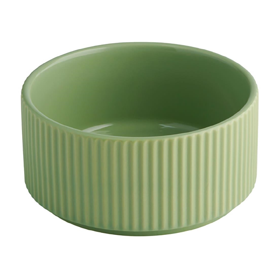 APS THE GRID Porcelain Bowls Sage 125mm (6 Pack)