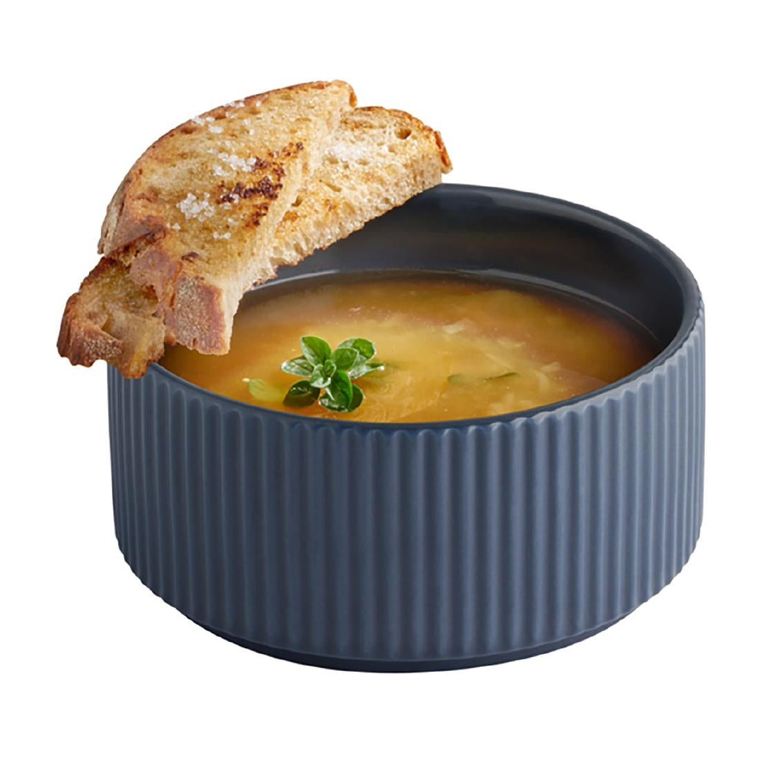 APS THE GRID Porcelain Bowls Marine 125mm (6 Pack)
