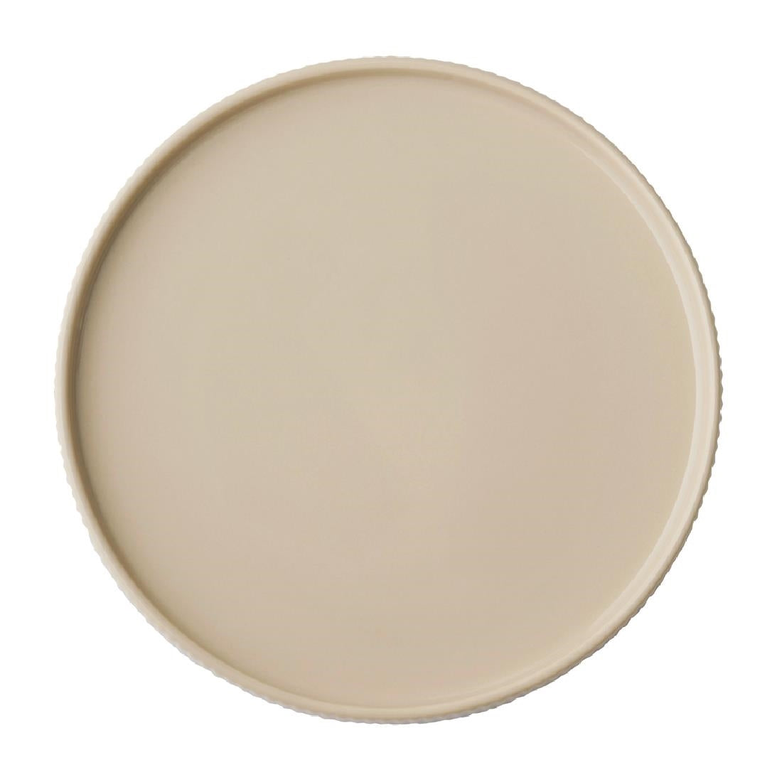 APS THE GRID Porcelain Plates Sand 230mm (3 Pack)
