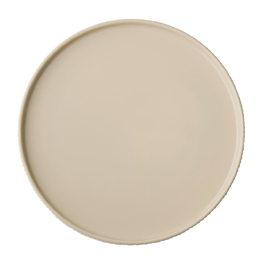 APS THE GRID Porcelain Plates Sand 260mm (3 Pack)