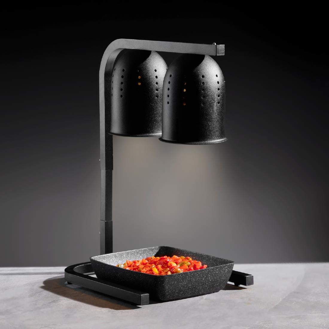 APS FROSTFIRE Black & Silver Non-Stick Bowl GN 1/2 325x265mm