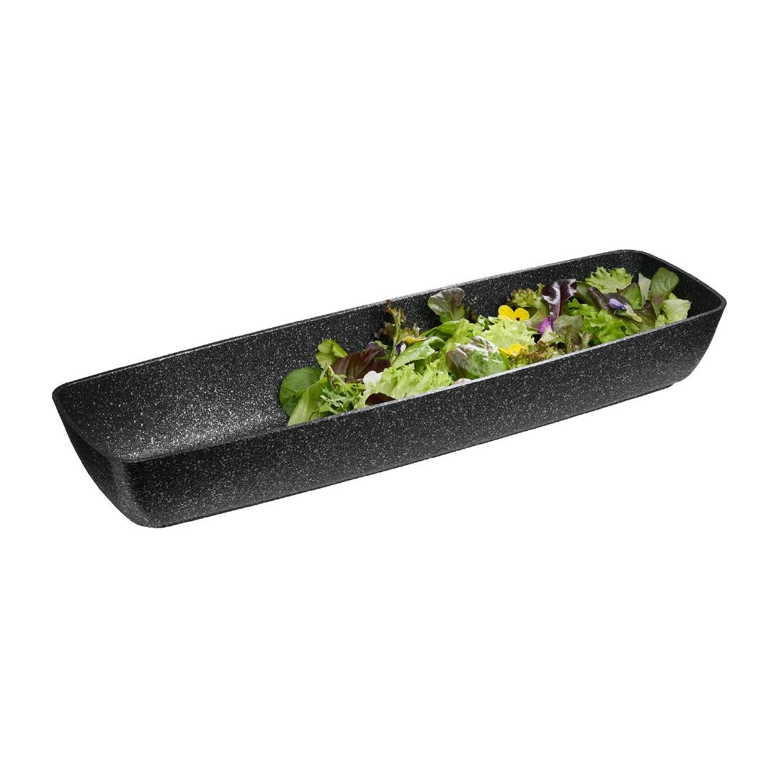 FROSTFIRE Black & Silver Non-Stick Bowl GN 2/4 530x162mm