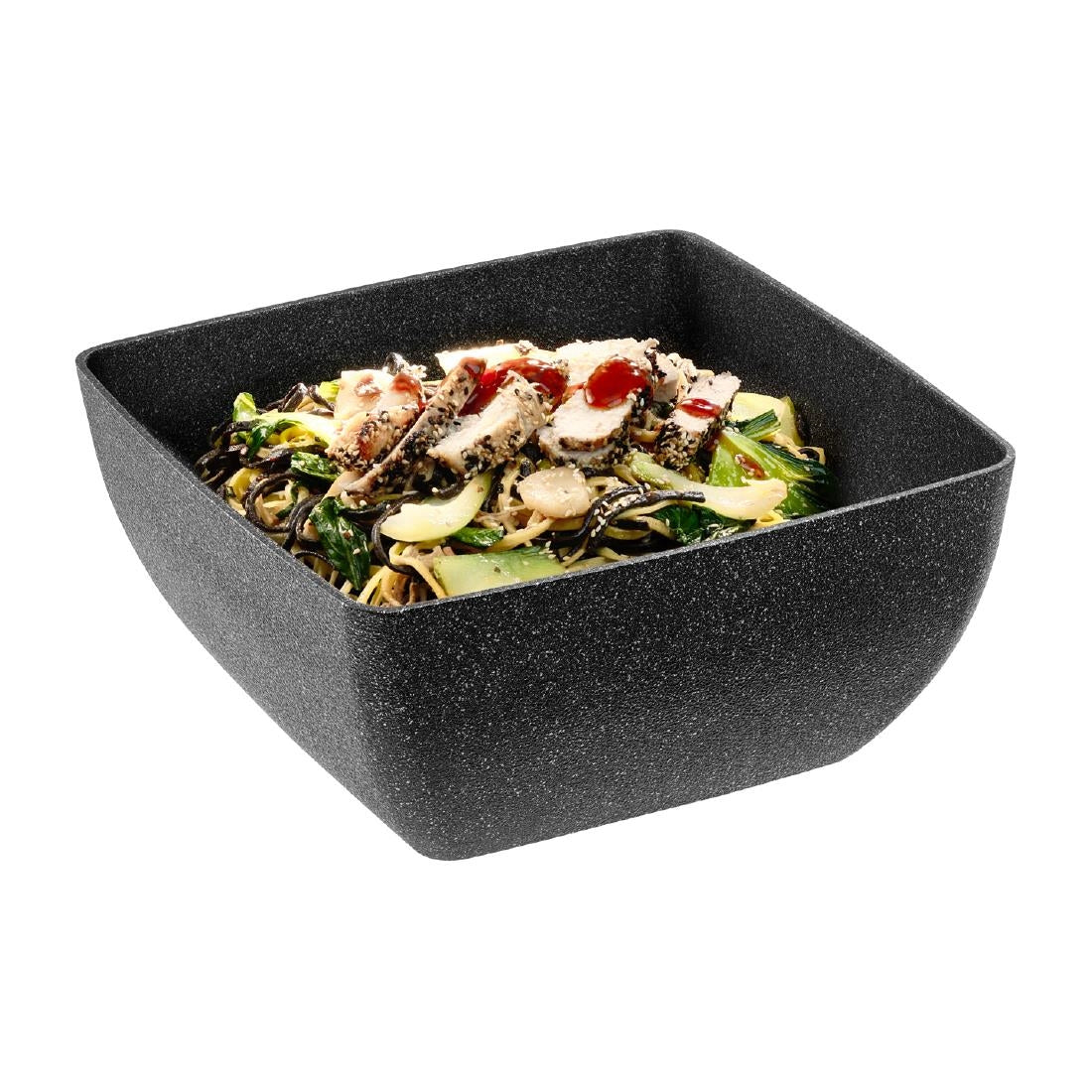 APS FROSTFIRE Black & Silver Non-Stick Bowl 300x300mm