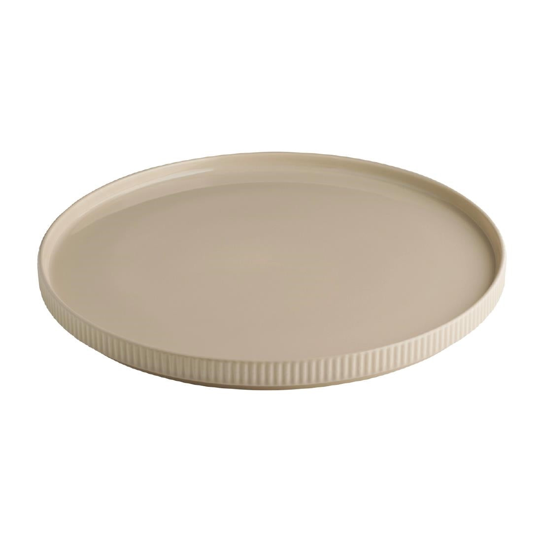 APS THE GRID Porcelain Plate Sand 320mm