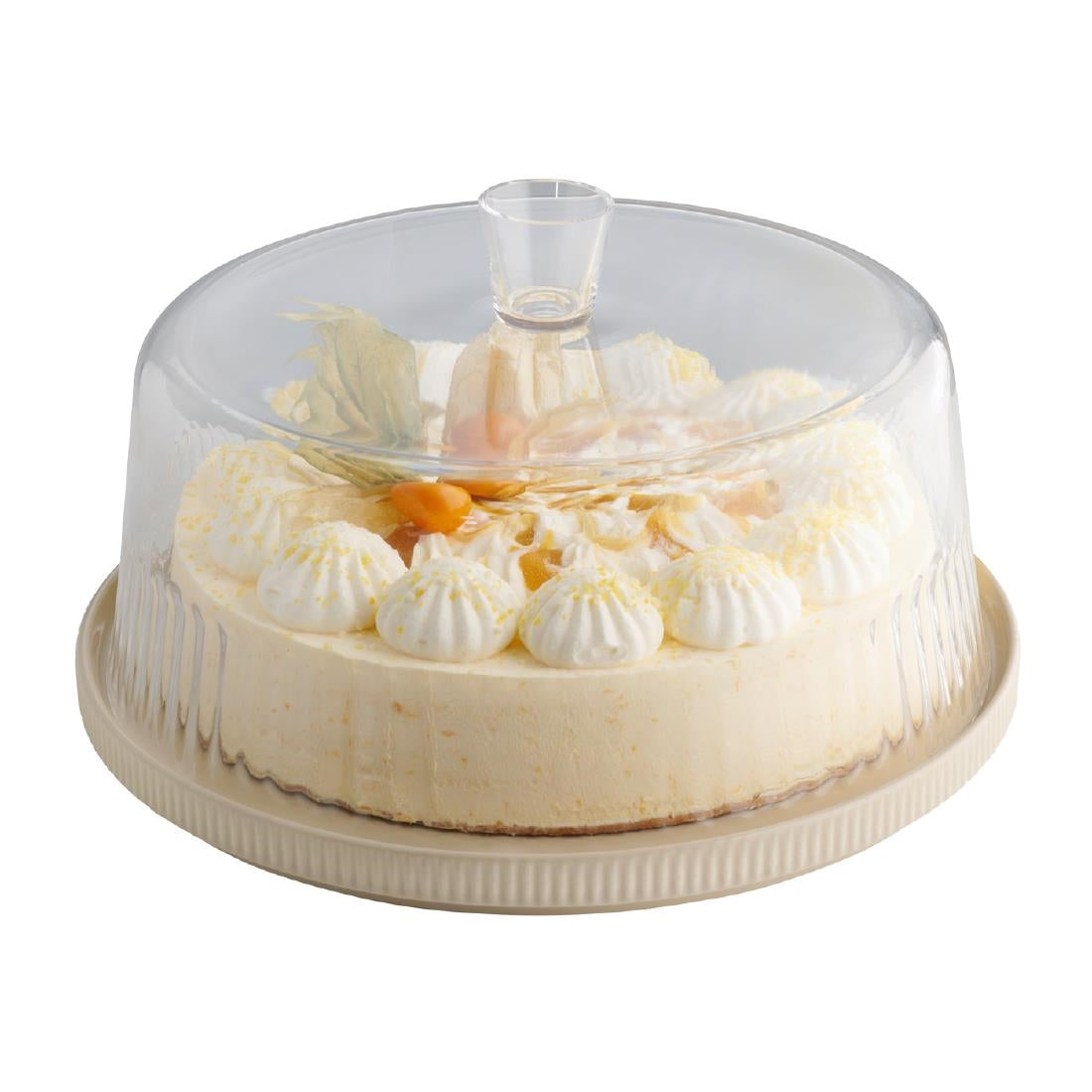 APS THE GRID Porcelain Plate Sand 320mm