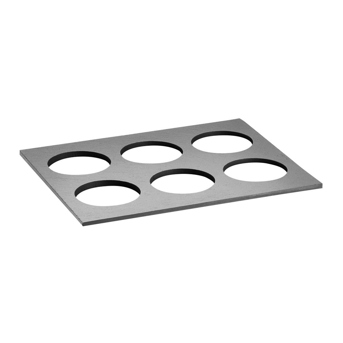 APS THE GRID Natural Slate Tray with 6 Holes GN 1/2 325x265mm