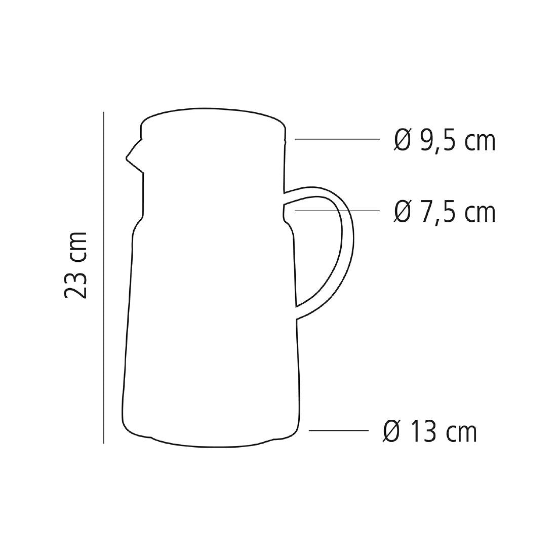 APS Glass Jug 2Ltr