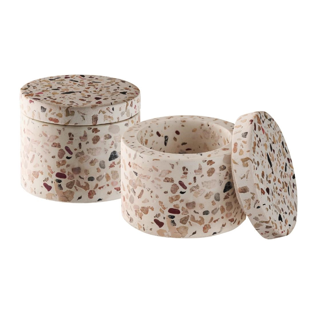APS TERRAZZO Concrete Containers 40ml (2 Pack)