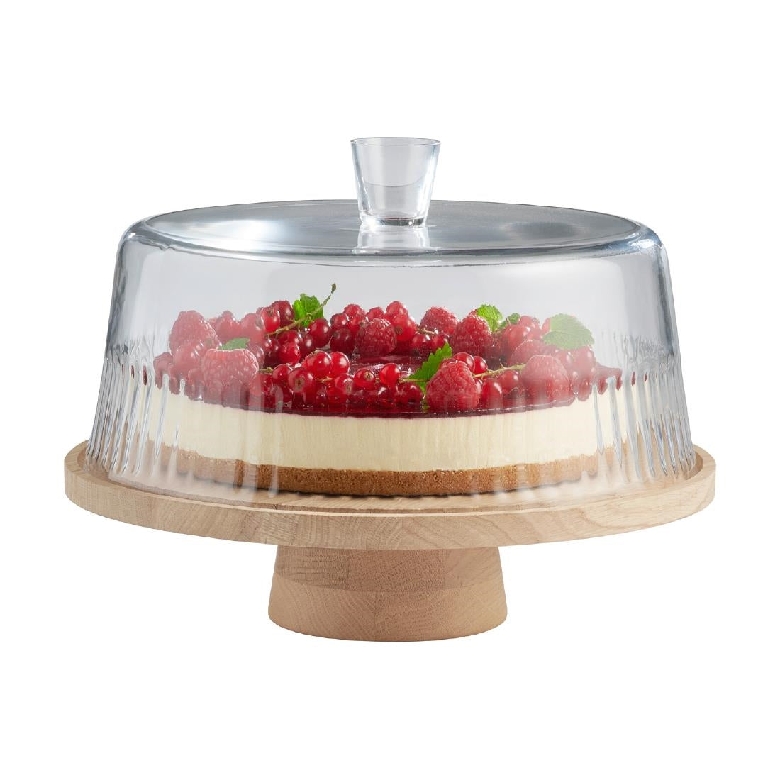 APS VALO Wooden Cake Stand 320x85mm