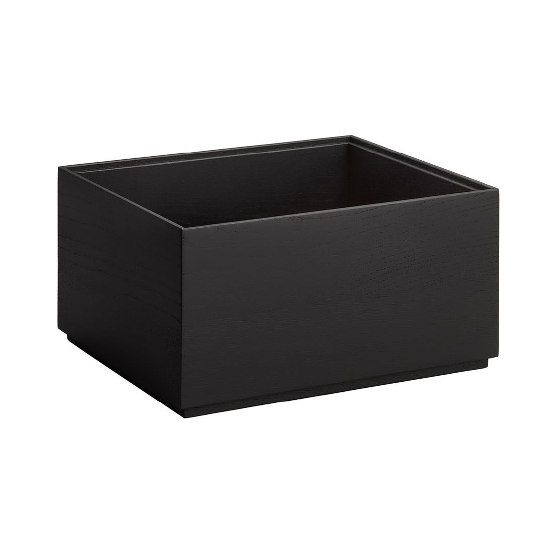 APS VALO Wooden Box Black GN 1/2 165x325x265mm