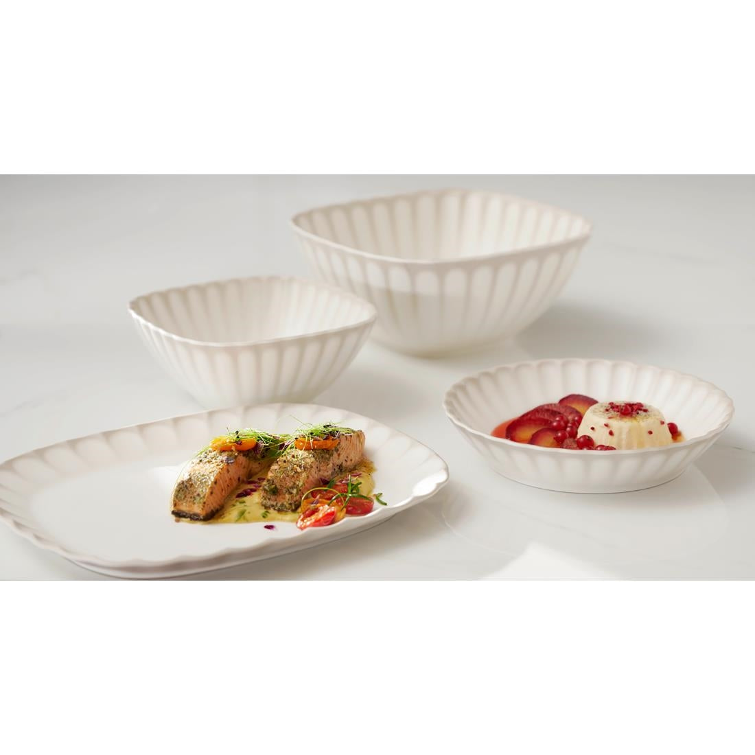 APS ARUMI Melamine Tray White GN 1/1 530x325mm