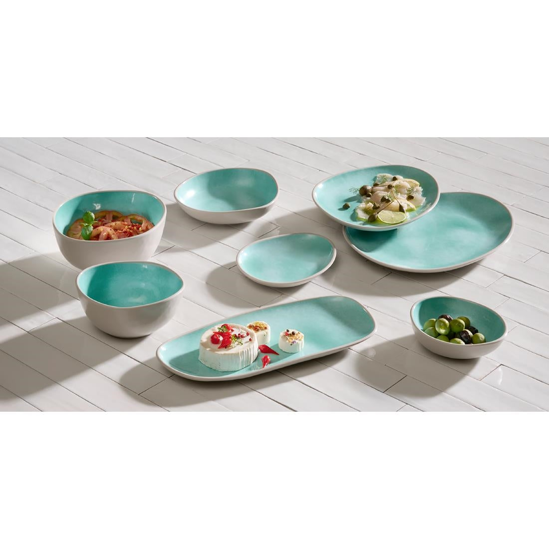 APS CALA Melamine Plate Green 190x145mm
