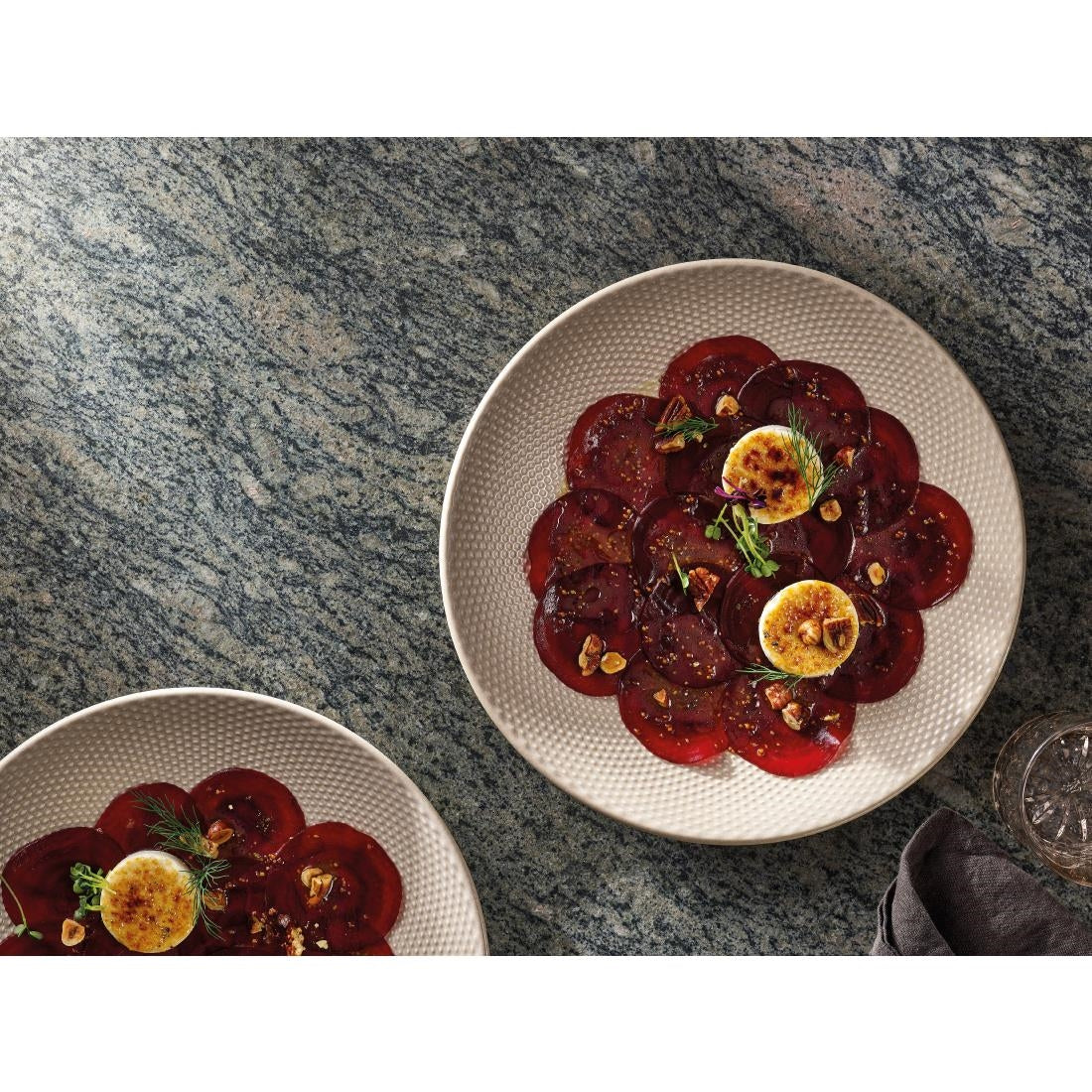 Heart & Soul Pine Almond Coupe Plates 240mm (6 Pack)