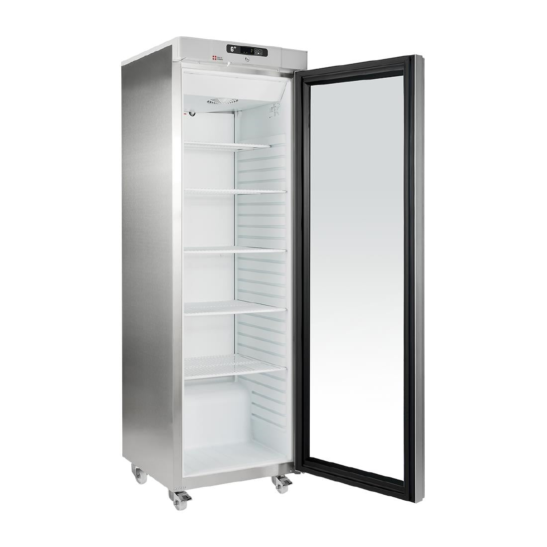Gram Professional Compact Display Fridge Stainless Steel GR400
