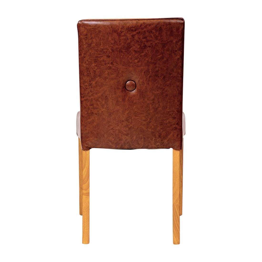 Bath Dining Chair in Soft Oak & Bison Tan (6 Pack)