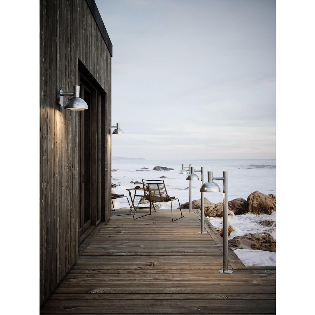 Nordlux Arki 20 Wall Light Galvanised Steel