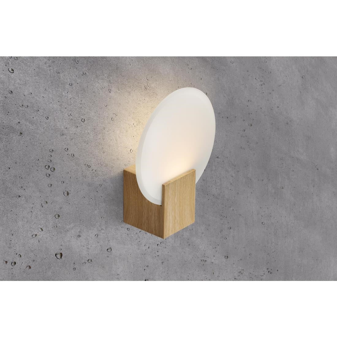 Nordlux Hester Wall Light Wood Foil