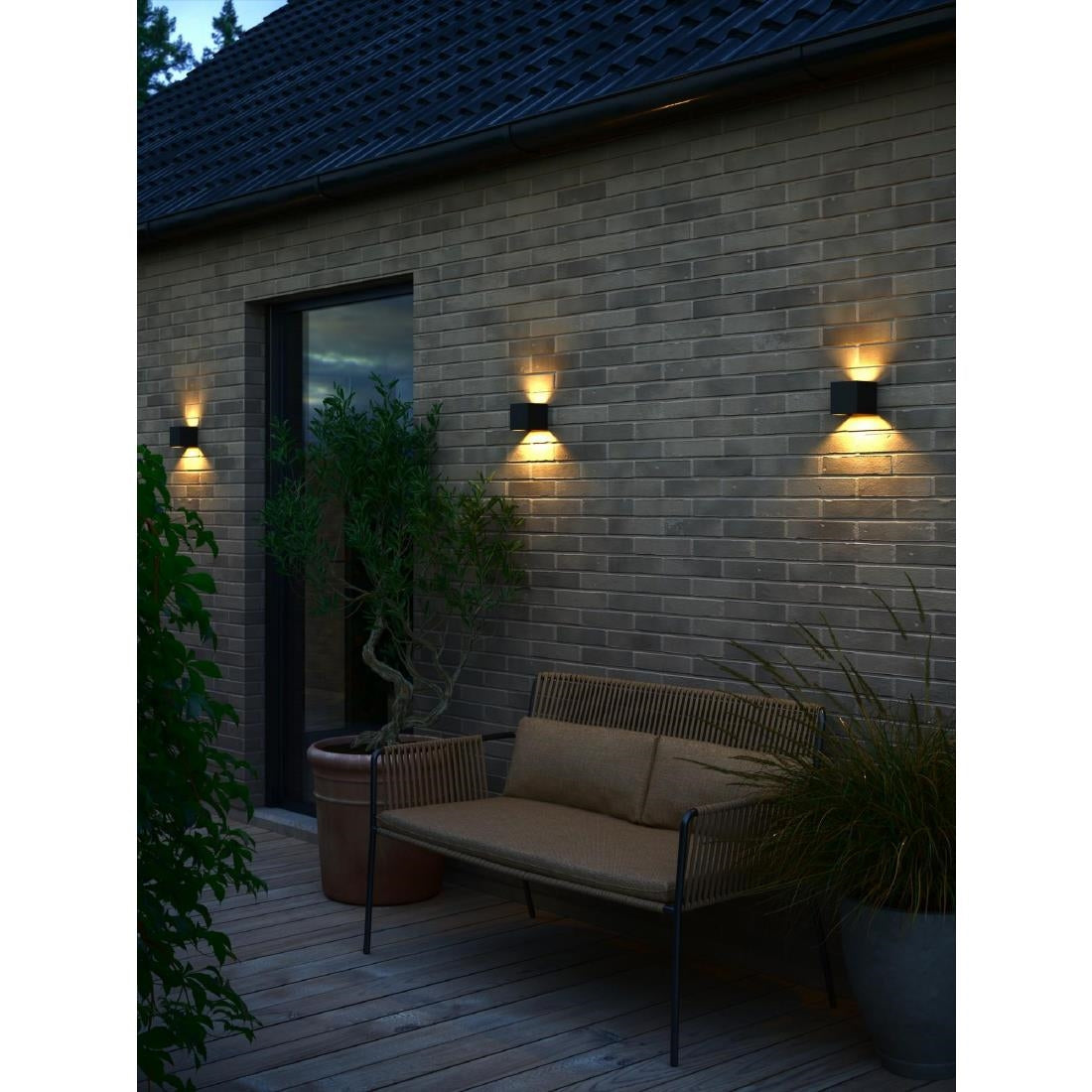 Nordlux Milda Kubi Wall Light Black