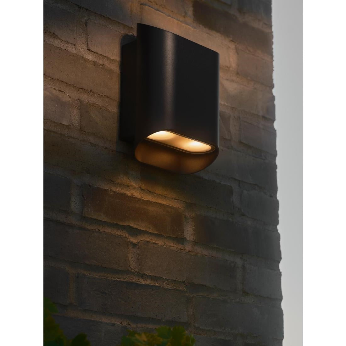 Nordlux Nico 22 Round Maxi Wall Light Black