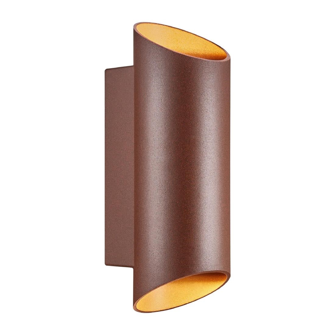 Nordlux Nico Round 22 Wall Light Rusty
