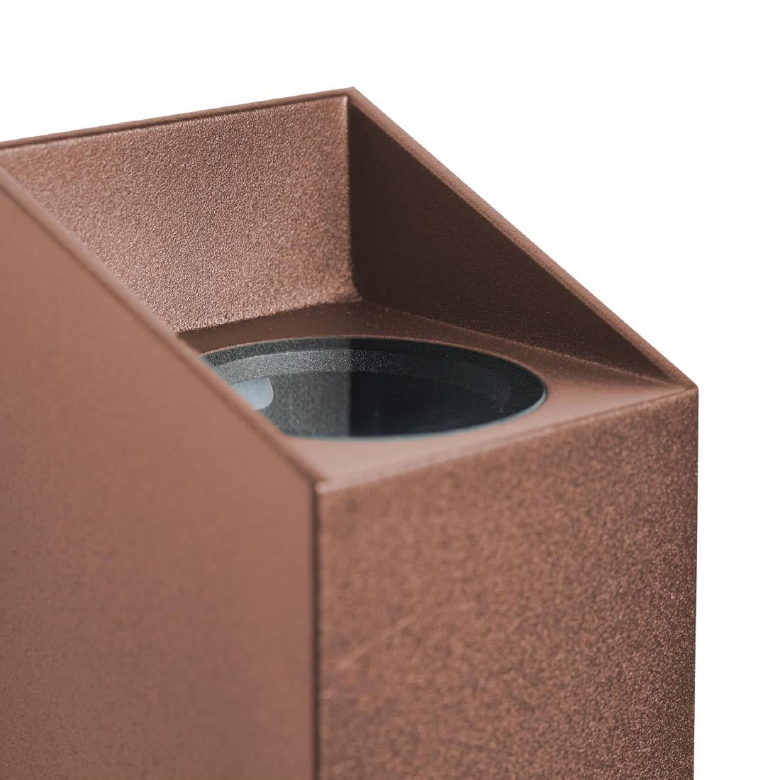 Nordlux Nico Square 22 Wall Light Rusty