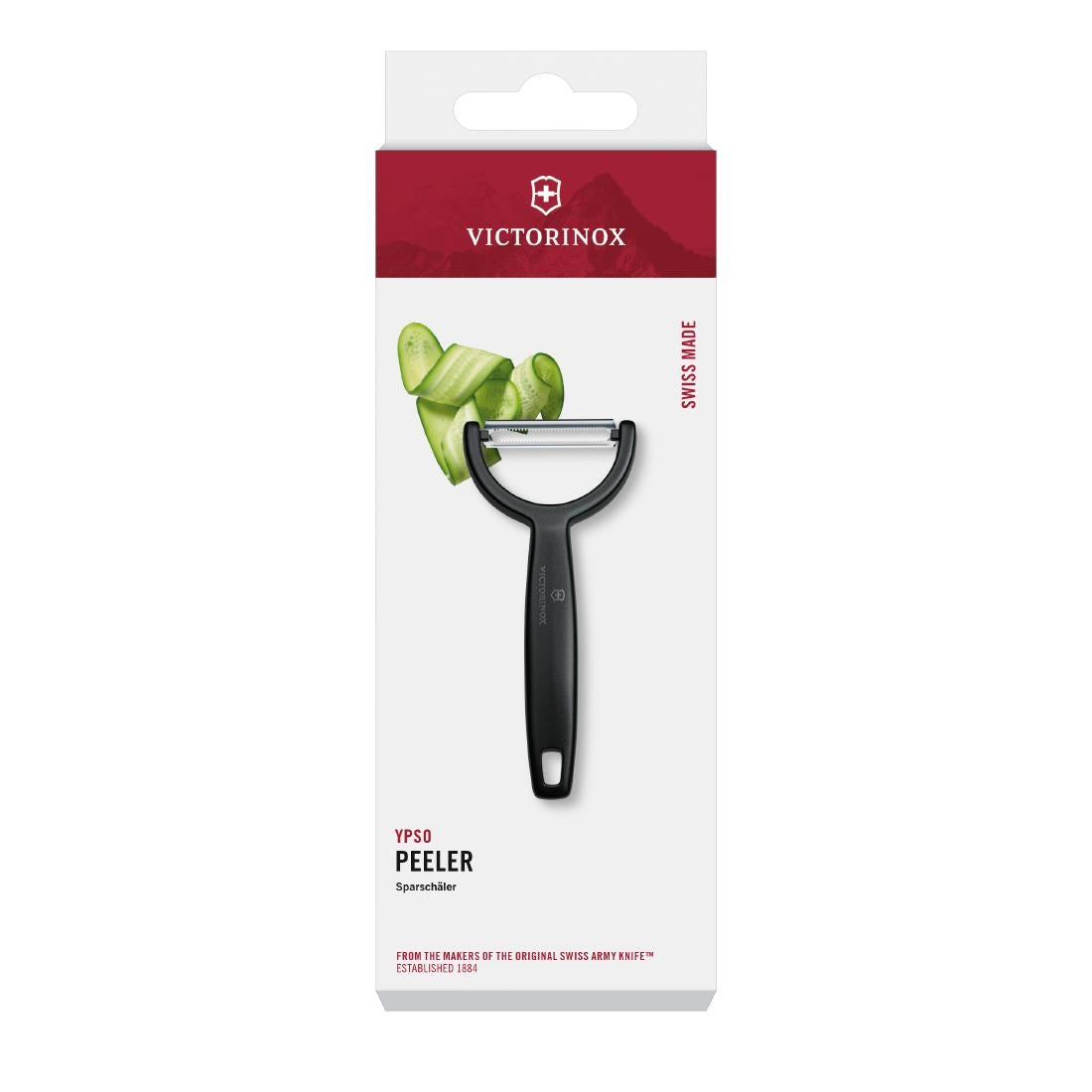 Victorinox Serrated Ypso Peeler Black