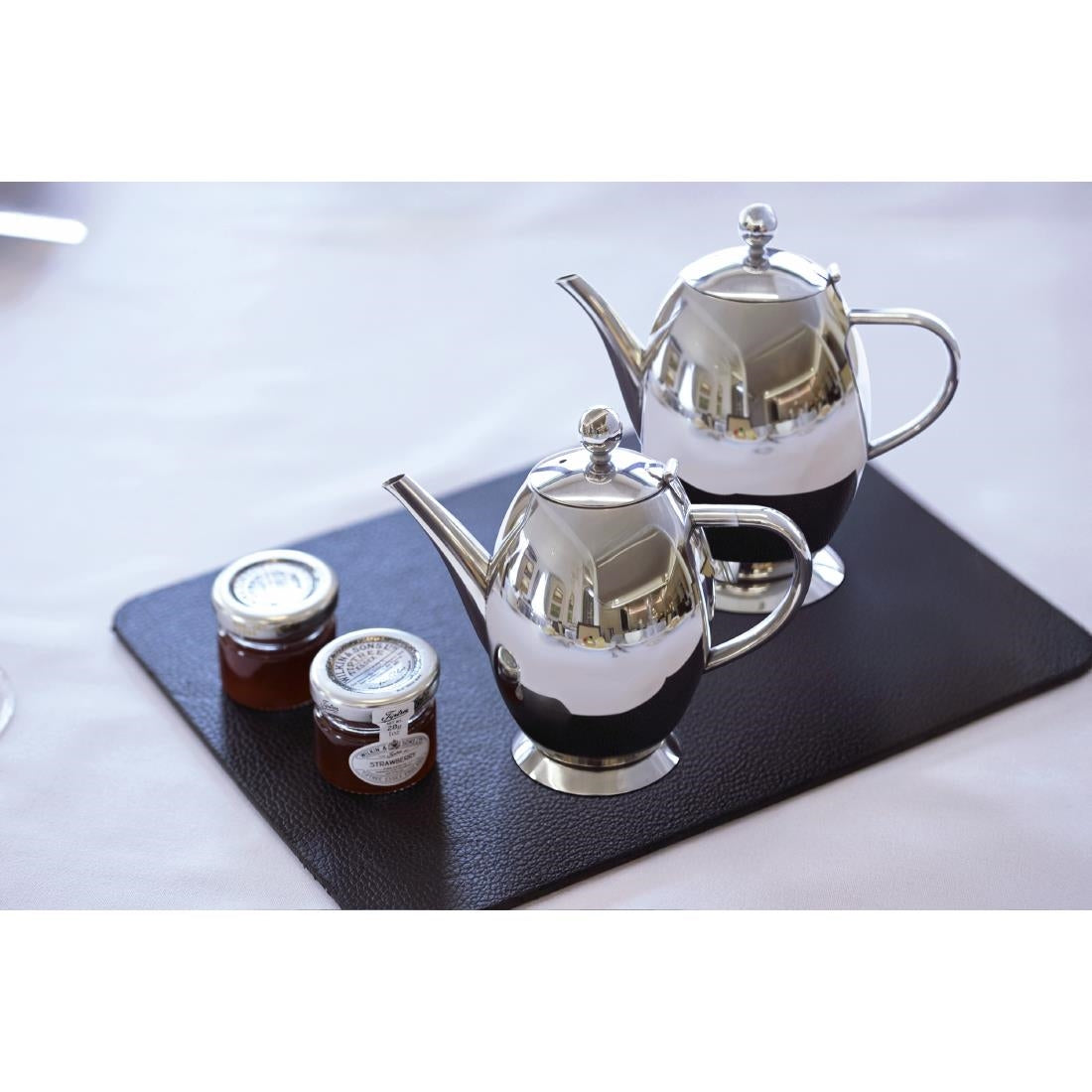 Elia Classic Stainless Steel Coffee Pot with Hinged Lid 450ml