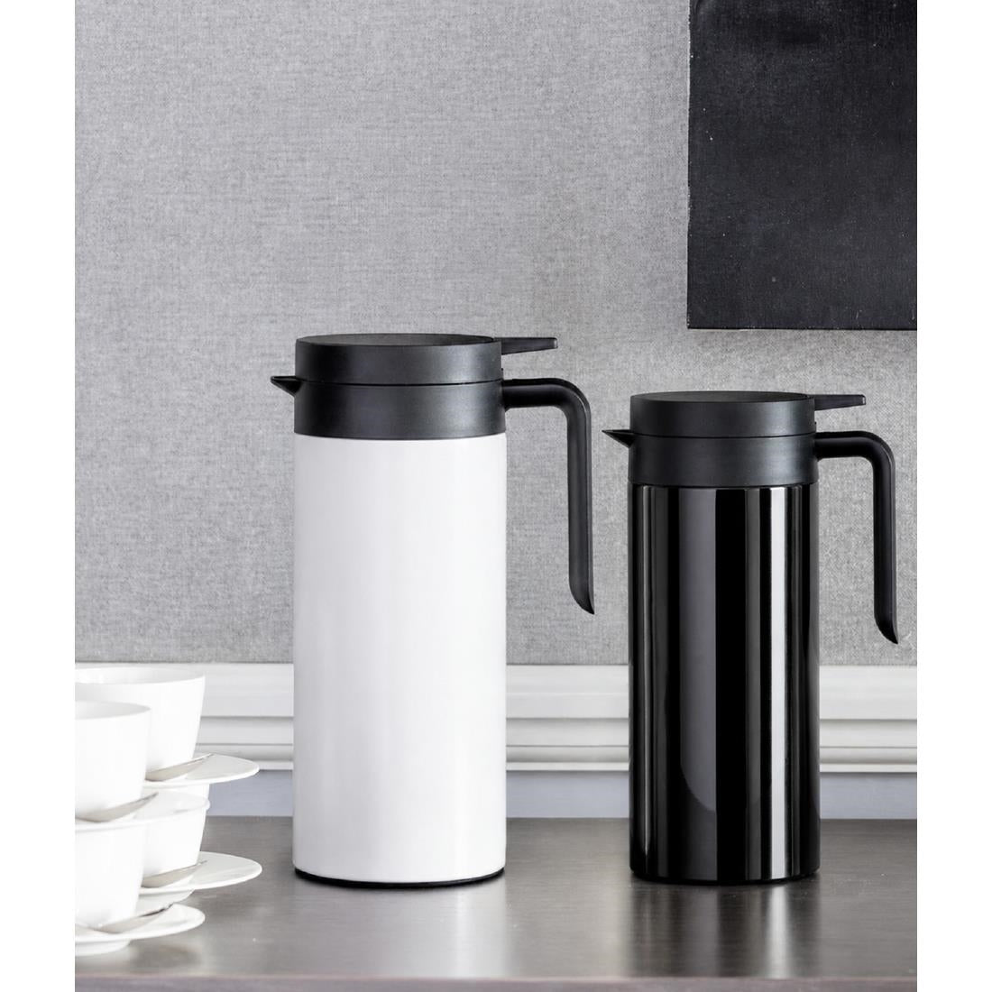 Elia Cylinder-Type Vacuum Jug Black 1Ltr