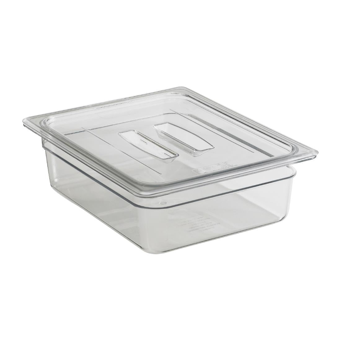 Cambro Camview BPA Free Gastronorm Food Tray Lid with Handle GN 1/2