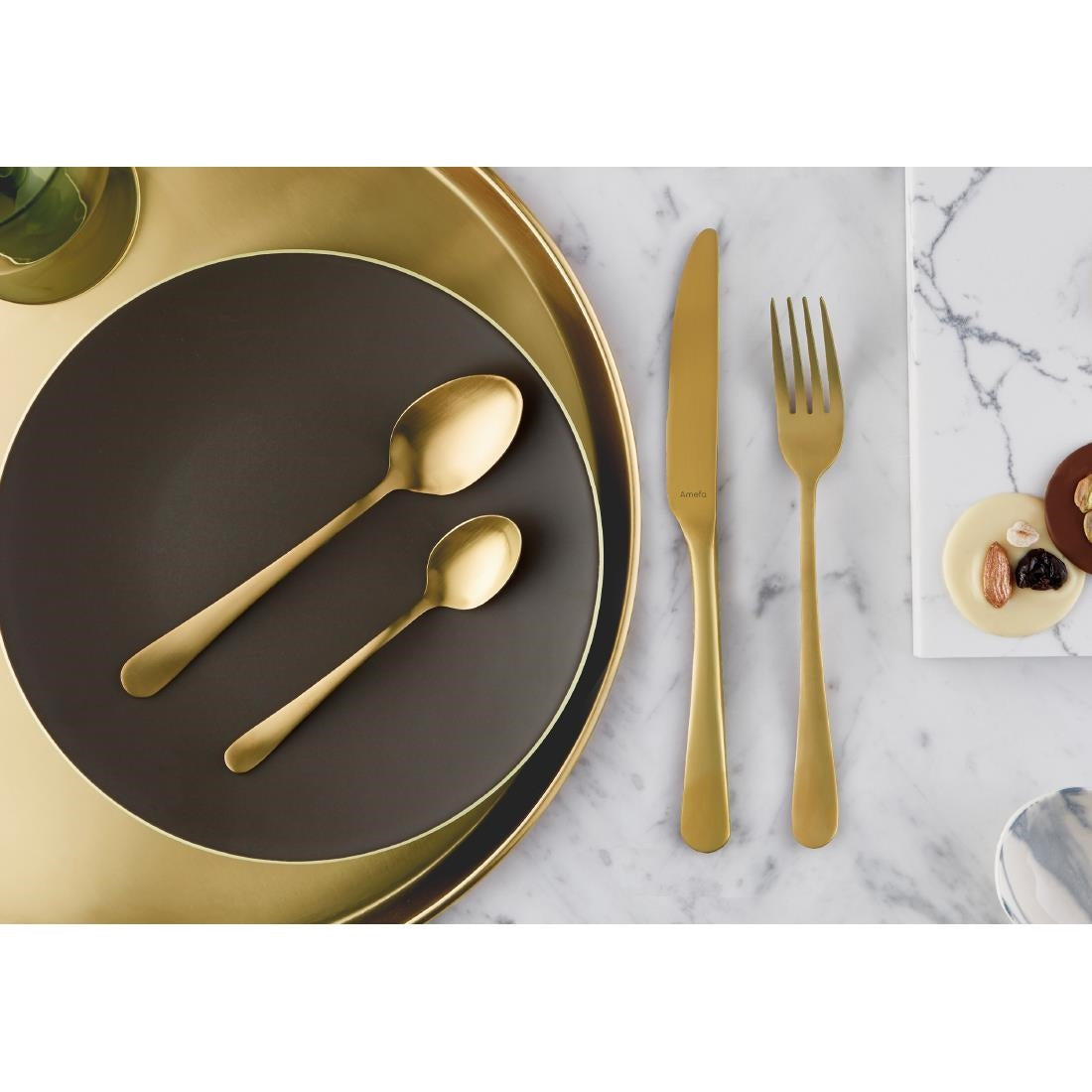 Amefa Austin Iced Teaspoons Gold PVD (12 Pack)