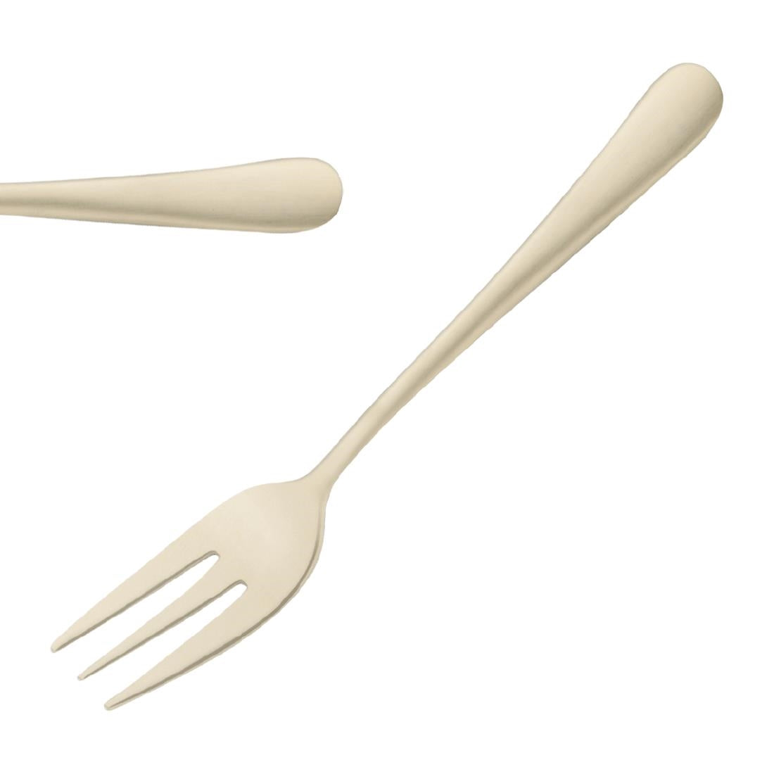 Amefa Austin Cake Forks Champagne PVD (12 Pack)