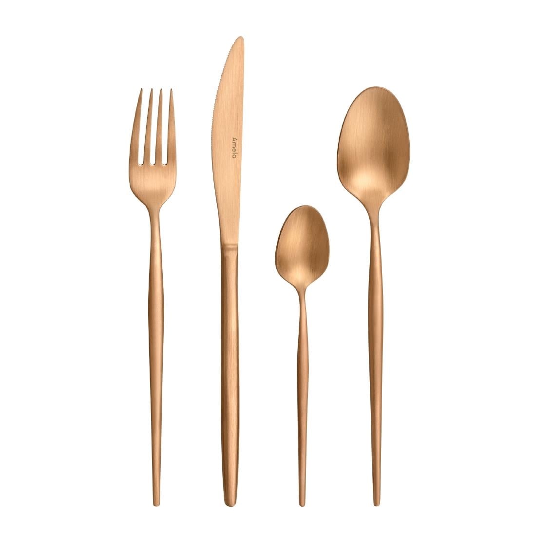 Amefa Soprano Copper Espresso Spoons (12 Pack)