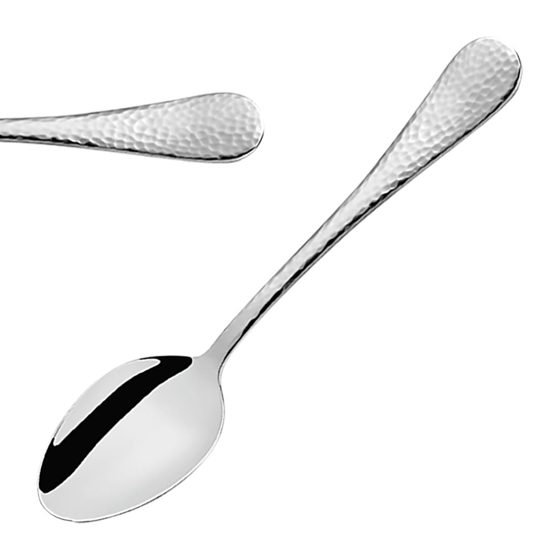 Amefa Sierra Hammered Medium Teaspoons (Pack 12)