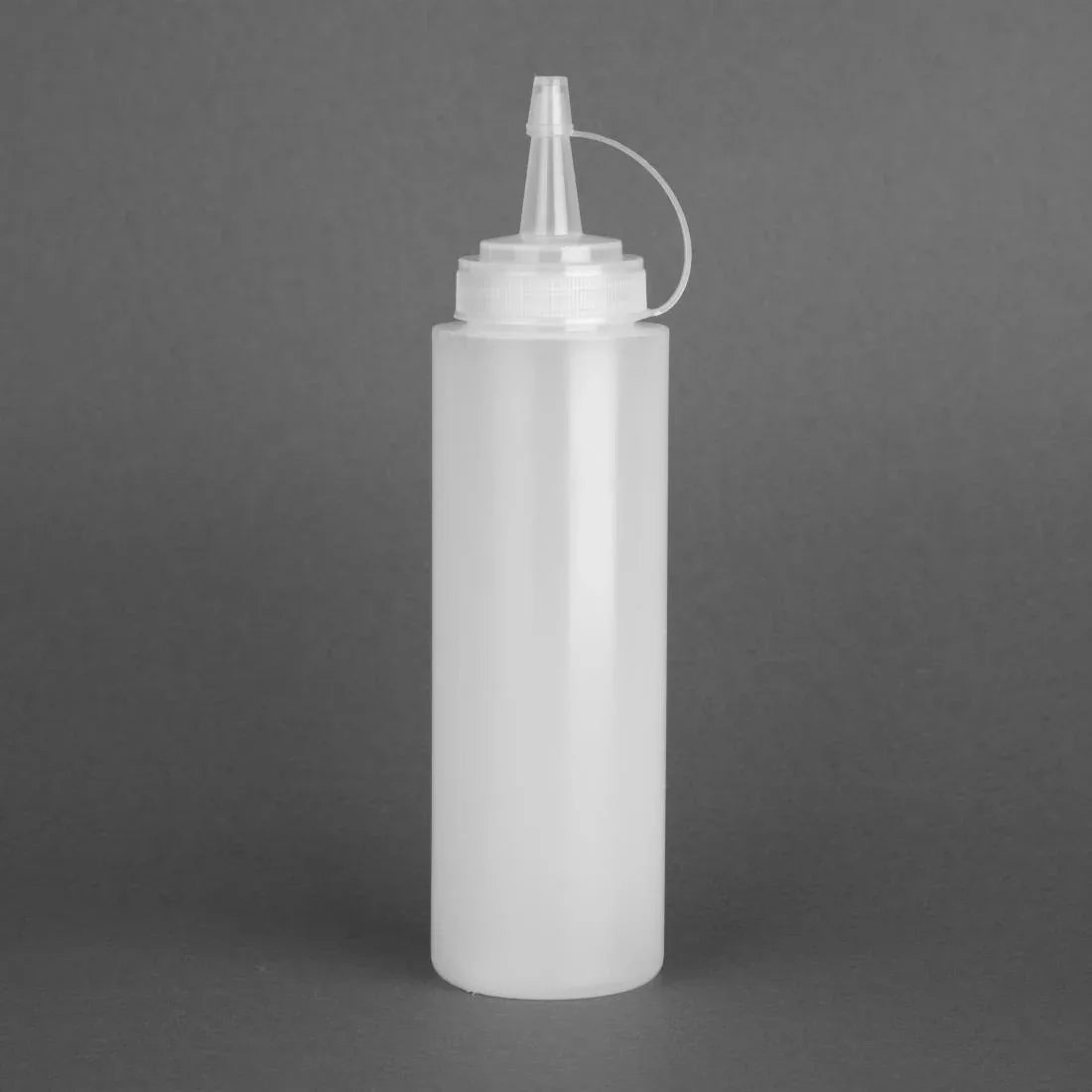 K062 Vogue Clear Squeeze Sauce Bottle 8oz - JD Catering Equipment Solutions Ltd