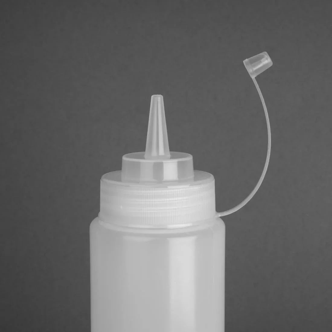 K163 Vogue Clear Squeeze Sauce Bottle 24oz - JD Catering Equipment Solutions Ltd