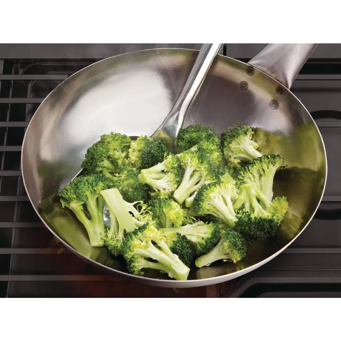 K295 Vogue Mild Steel Wok Flat Base 254mm - JD Catering Equipment Solutions Ltd