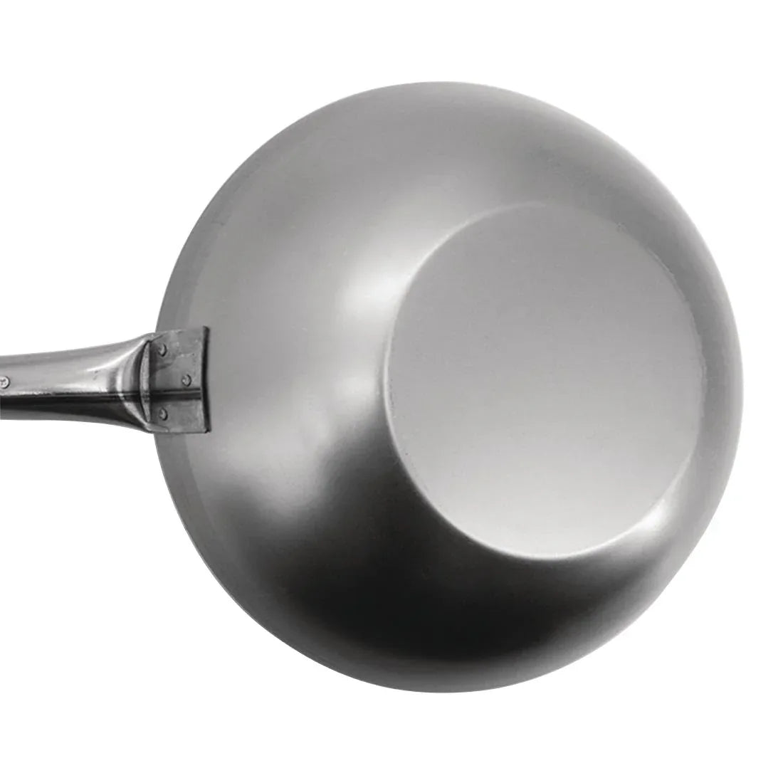 K296 Vogue Mild Steel Wok Flat Base 330mm - JD Catering Equipment Solutions Ltd