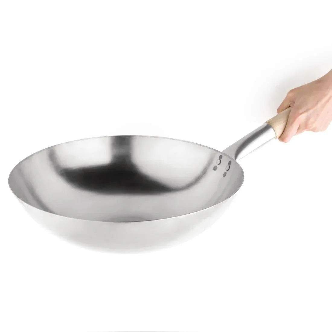 K299 Vogue Mild Steel Wok Round Base 356mm - JD Catering Equipment Solutions Ltd