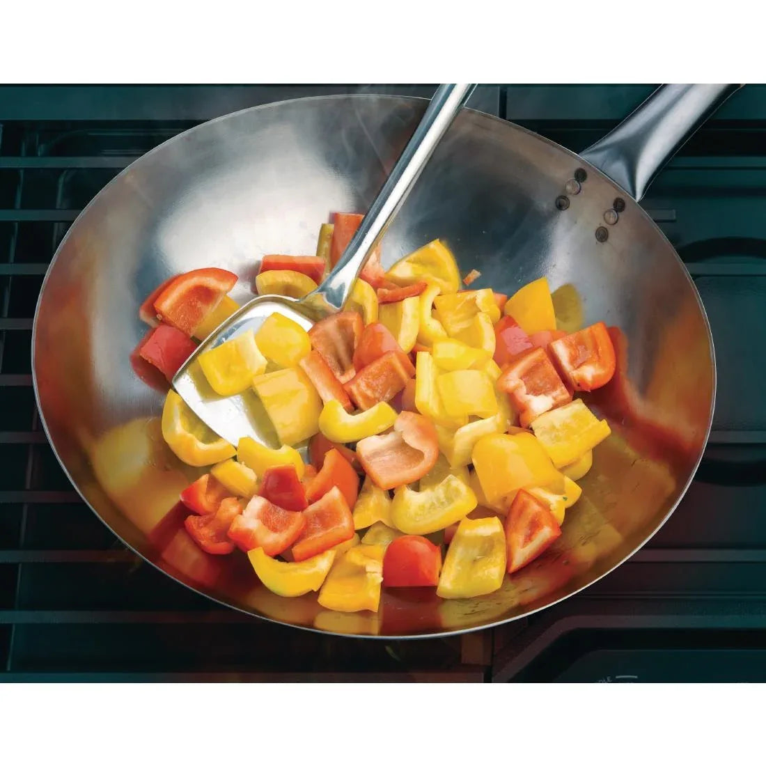 K299 Vogue Mild Steel Wok Round Base 356mm - JD Catering Equipment Solutions Ltd